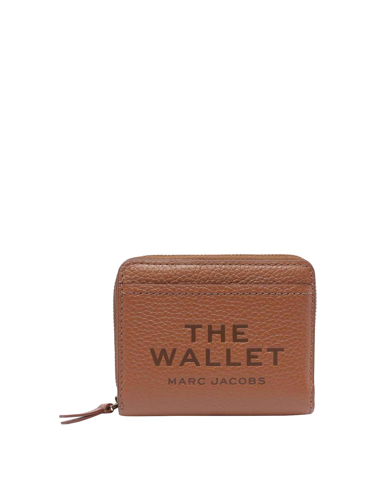 Shop Marc Jacobs The Mini Compact Wallet In Brown