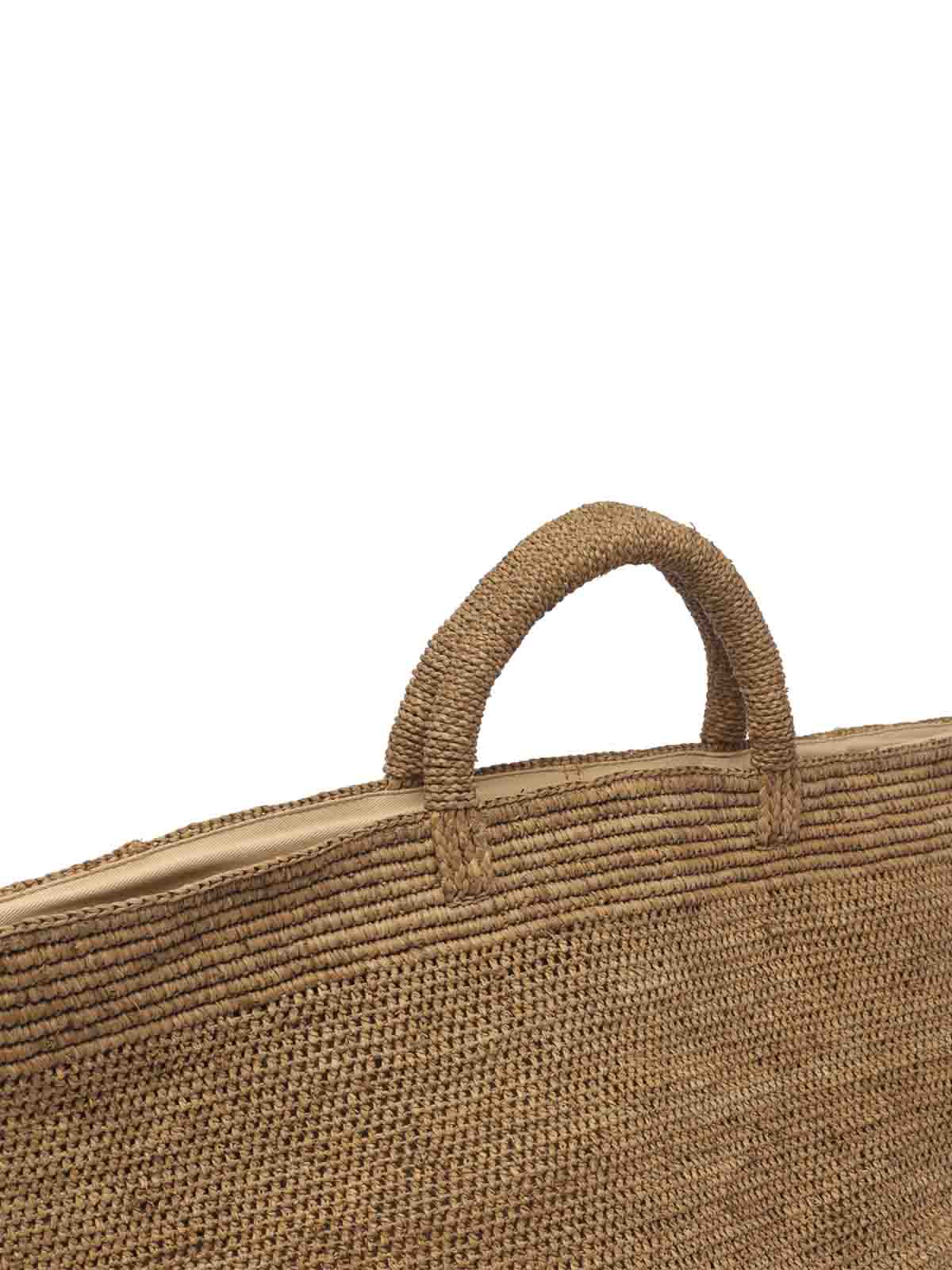 Shop Ibeliv Vanilla Handbag In Brown