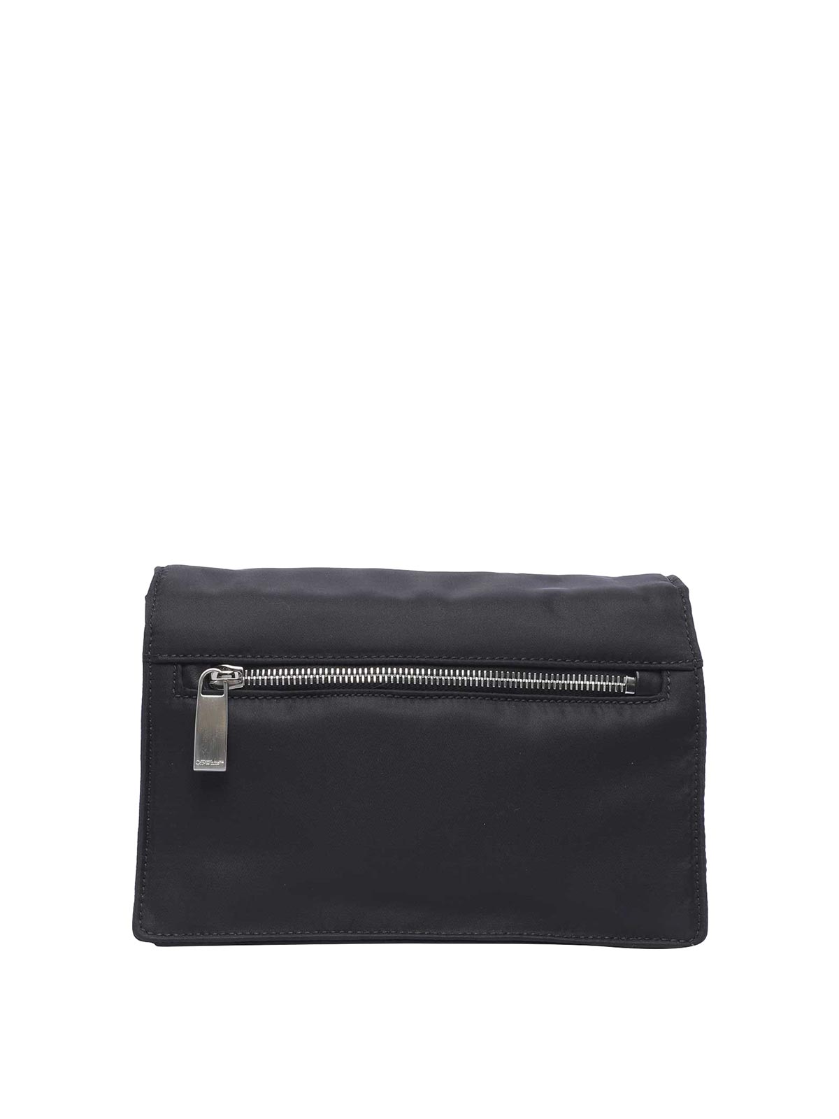 Shop Off-white Soft Jitney 14 Shoulder Bag In Black