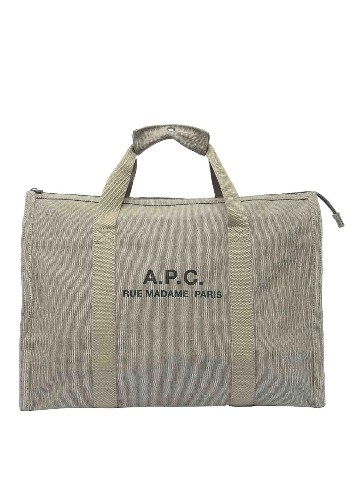 Apc Recuperation Gym Shopping Bag In Green