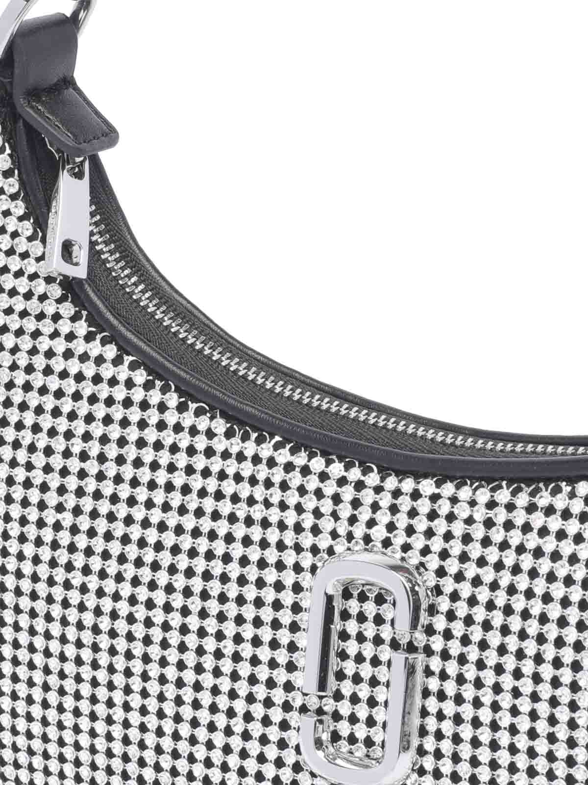 Shop Marc Jacobs The Small Curve Bag In Silver