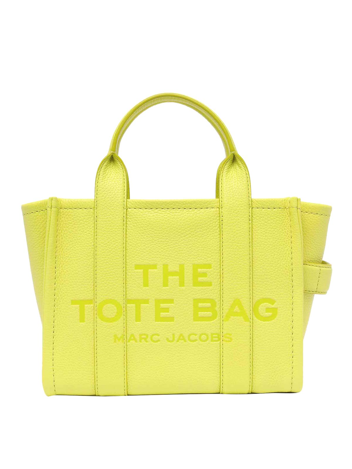 Marc Jacobs The Leather Small Tote Bag In Yellow
