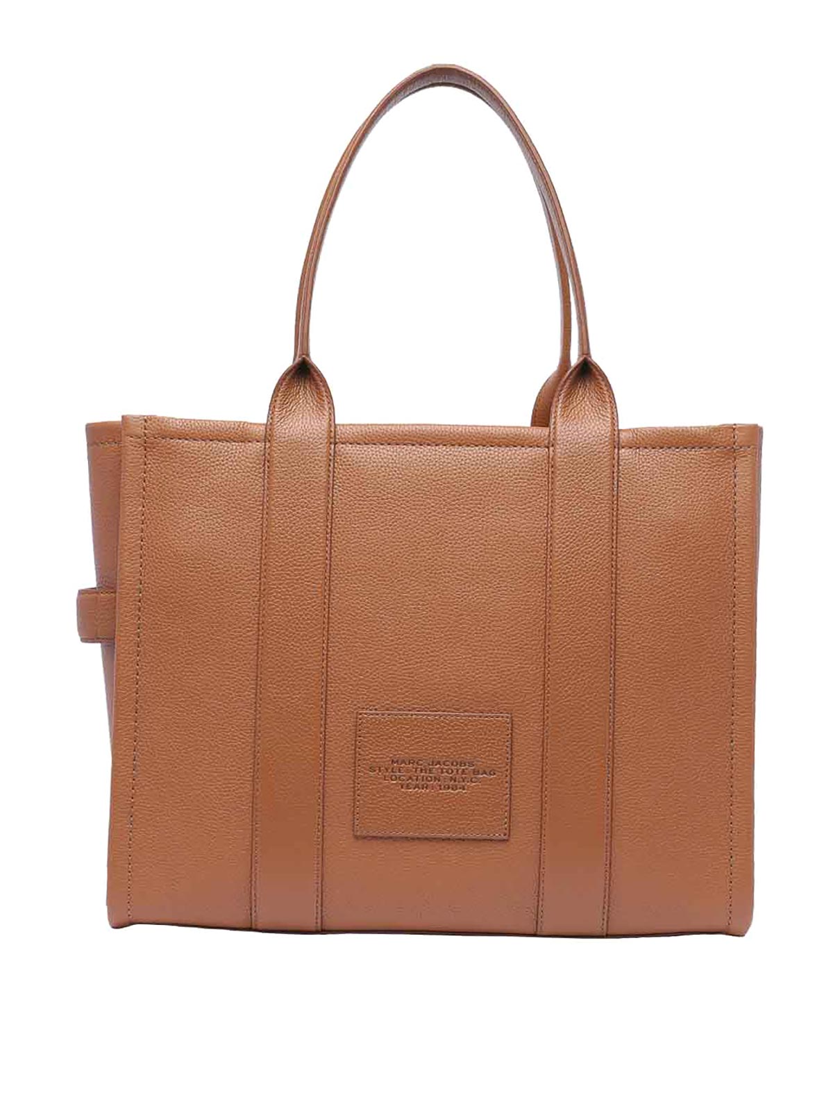 Shop Marc Jacobs The Large Tote Bag In Brown