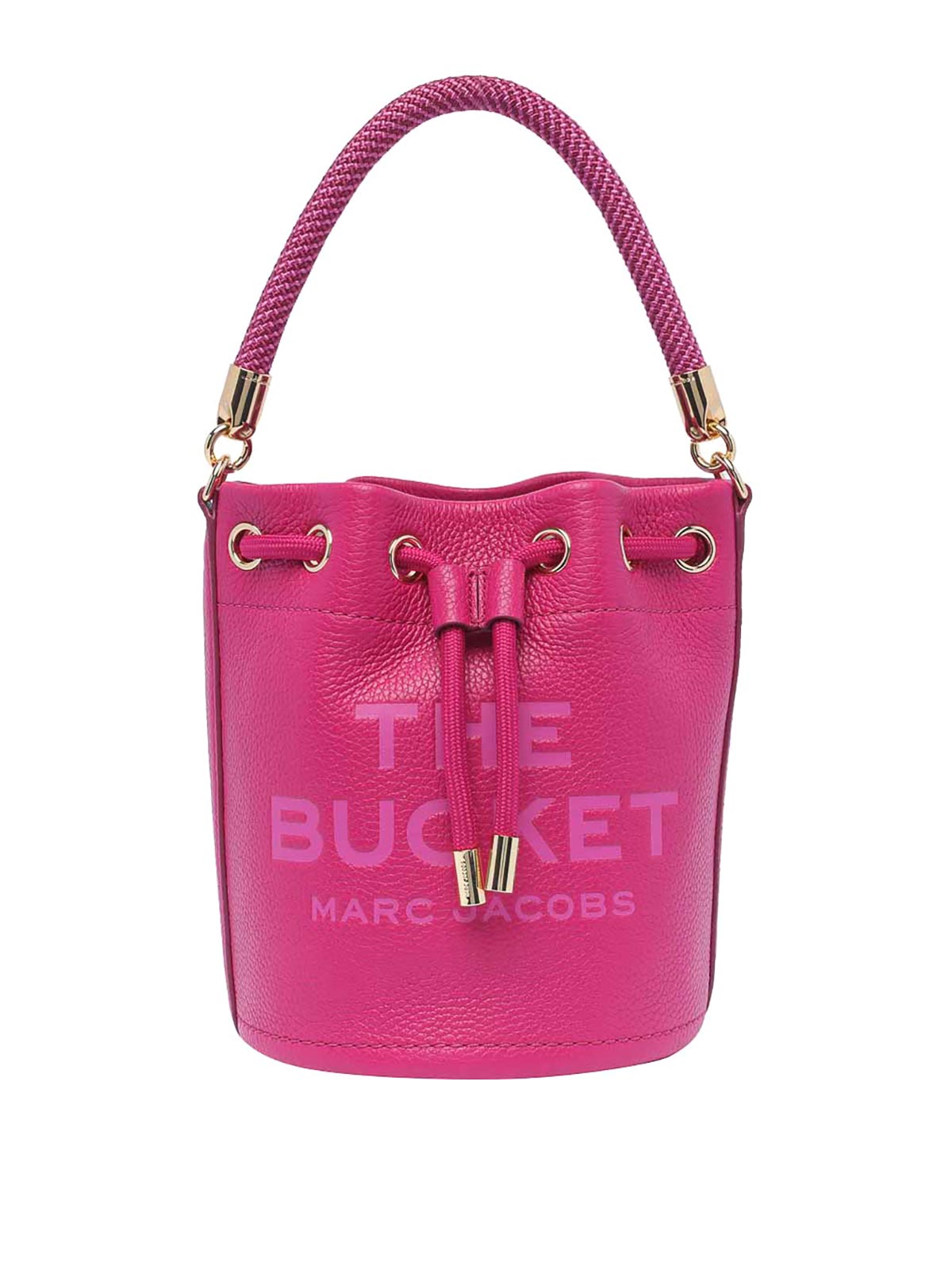 Shop Marc Jacobs The Leather Bucket Bag In Multicolour