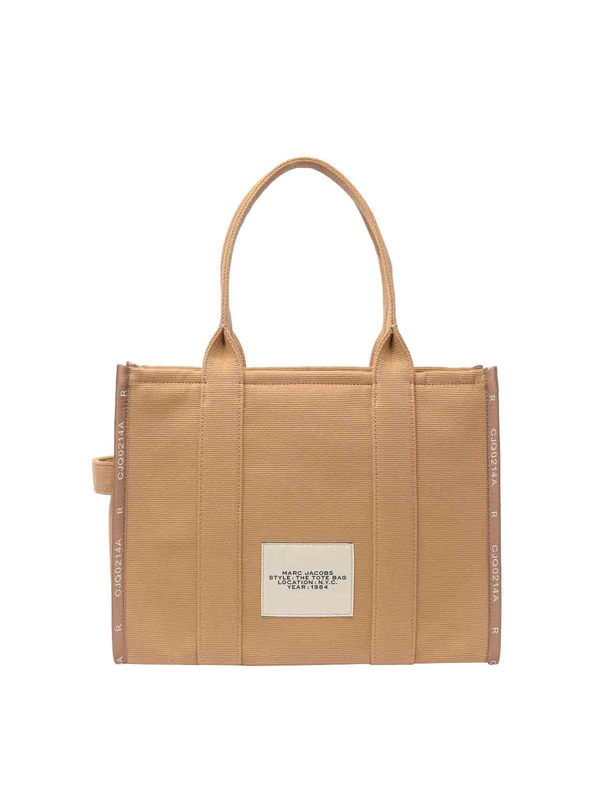 Shop Marc Jacobs The Large Tote Bag In Beige