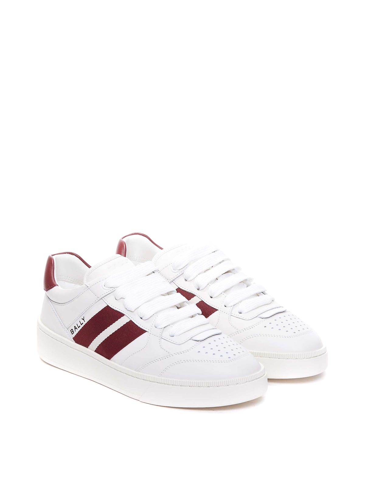 Shop Bally Rebby Sneakers In White