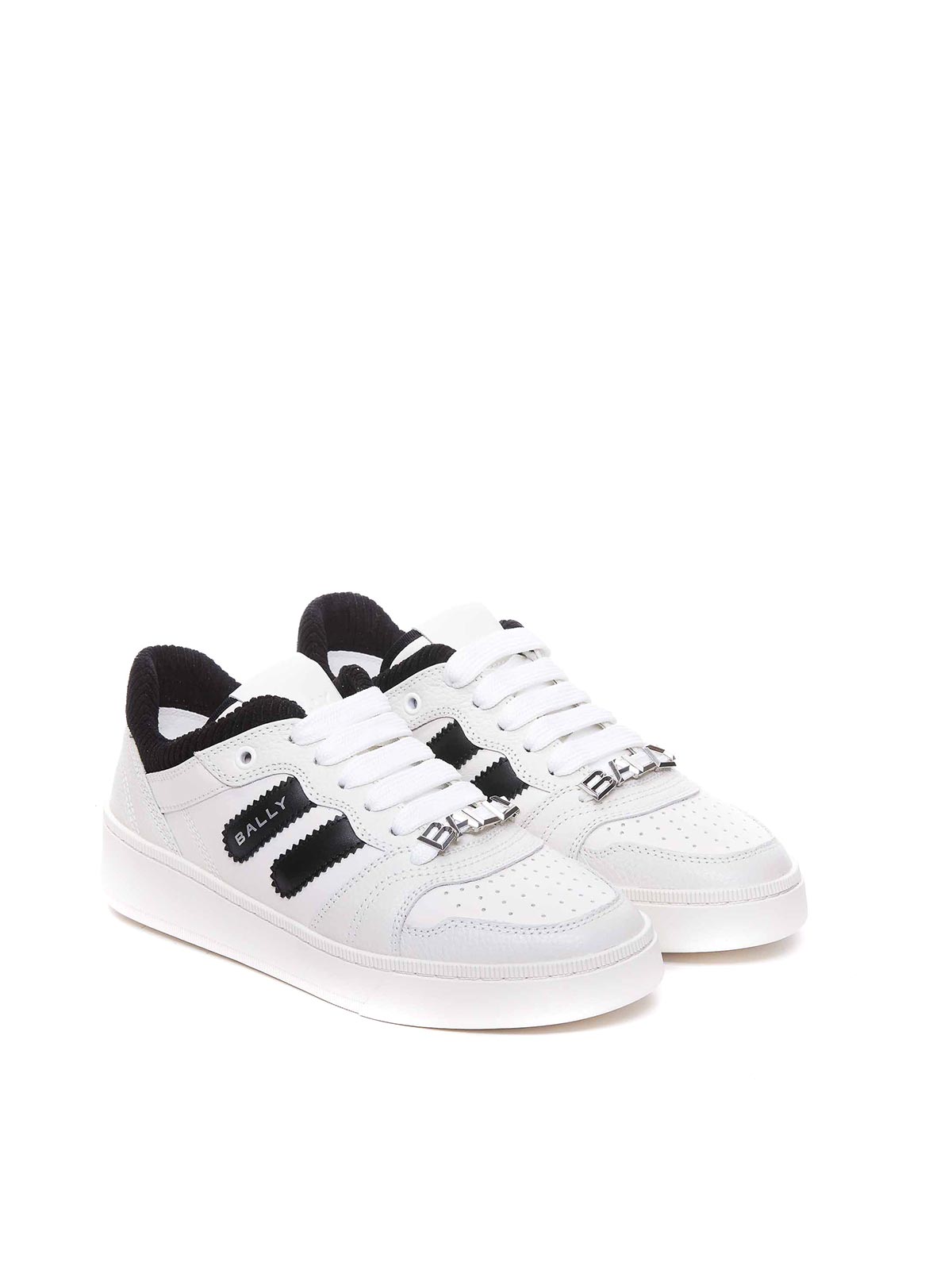 Shop Bally Royalty Sneakers In Blanco