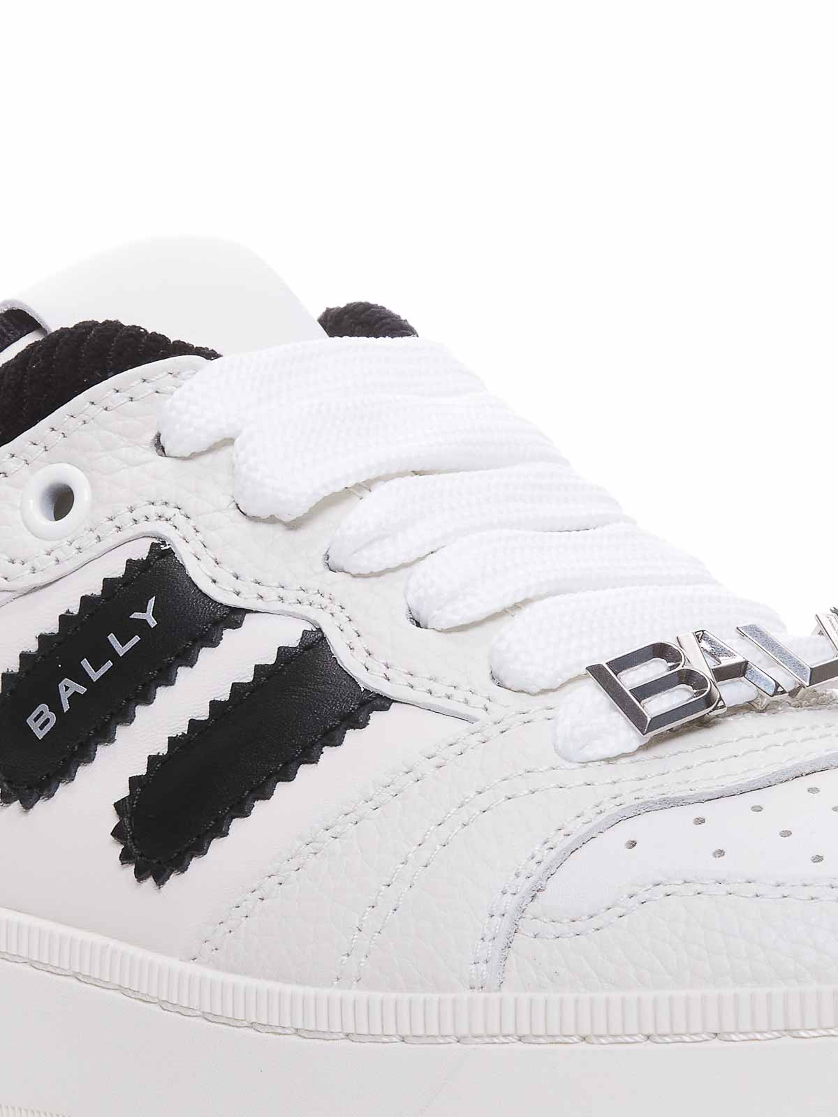 Shop Bally Royalty Sneakers In White