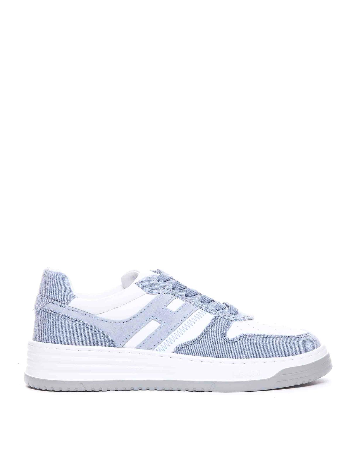 Shop Hogan H630 Sneakers In Blue