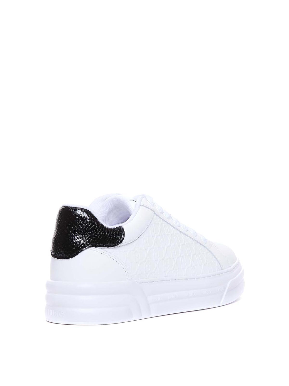 Shop Liu •jo Cleo Sneakers In White