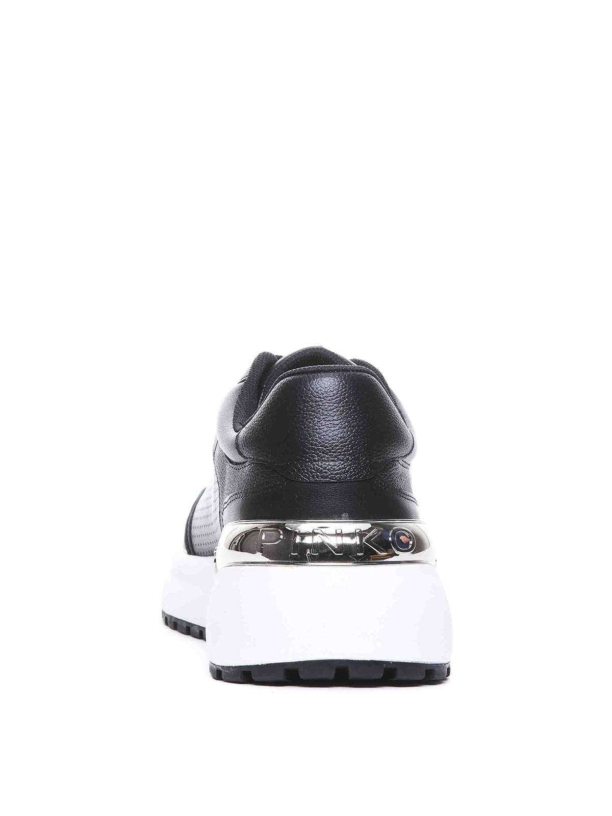 Shop Pinko Gem 01 Sneakers In Black