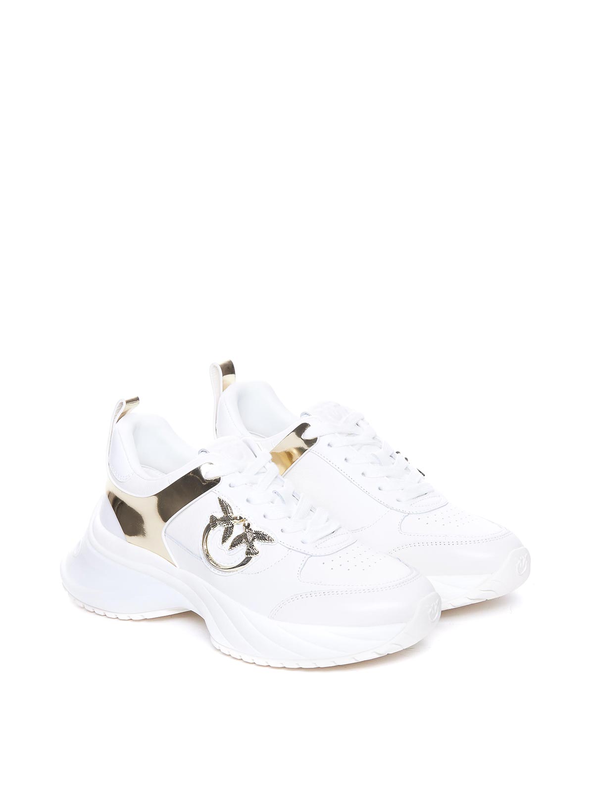 Shop Pinko Ariel 02 Sneakers In White