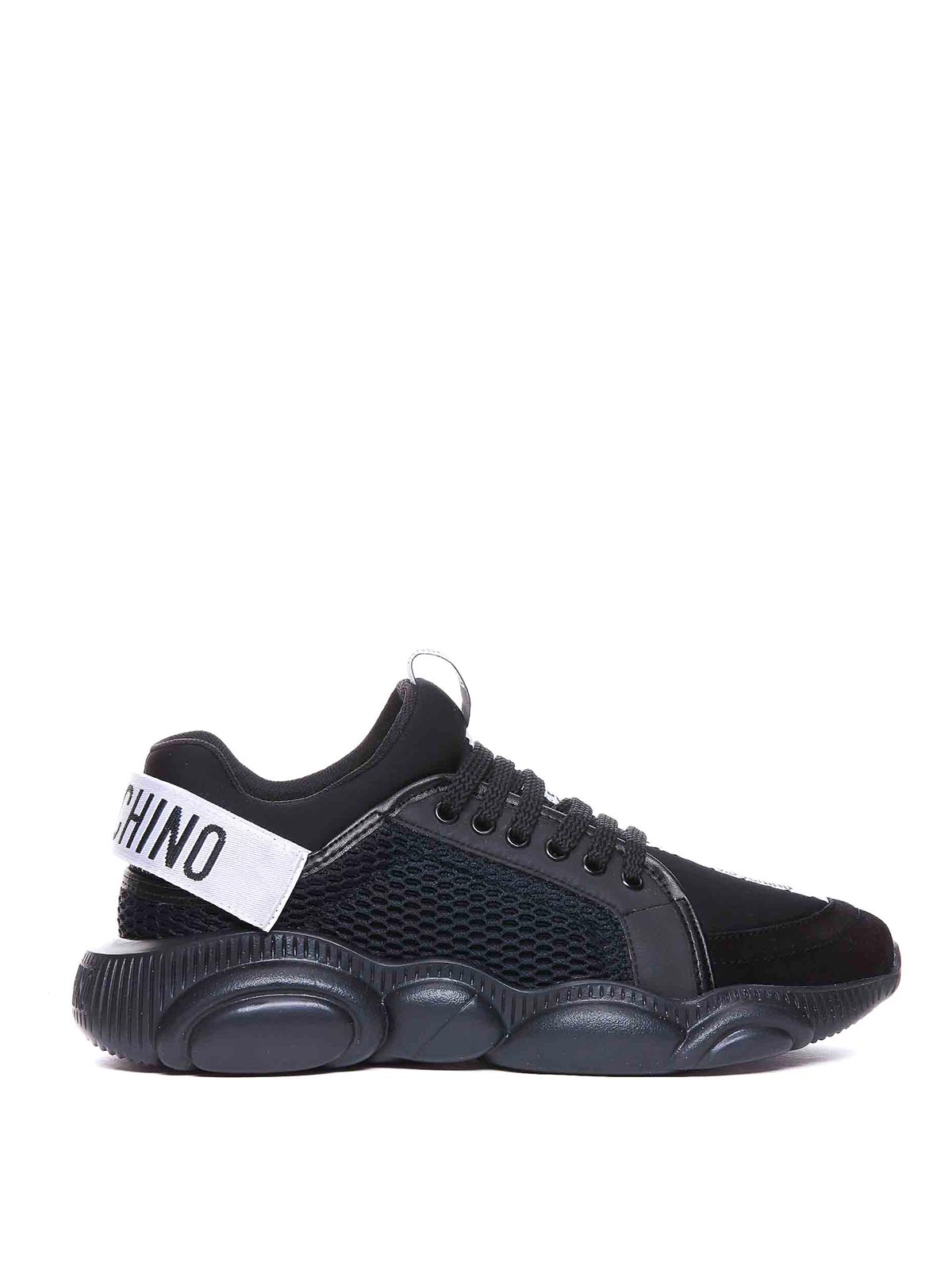 Moschino Teddy Sneakers In Black
