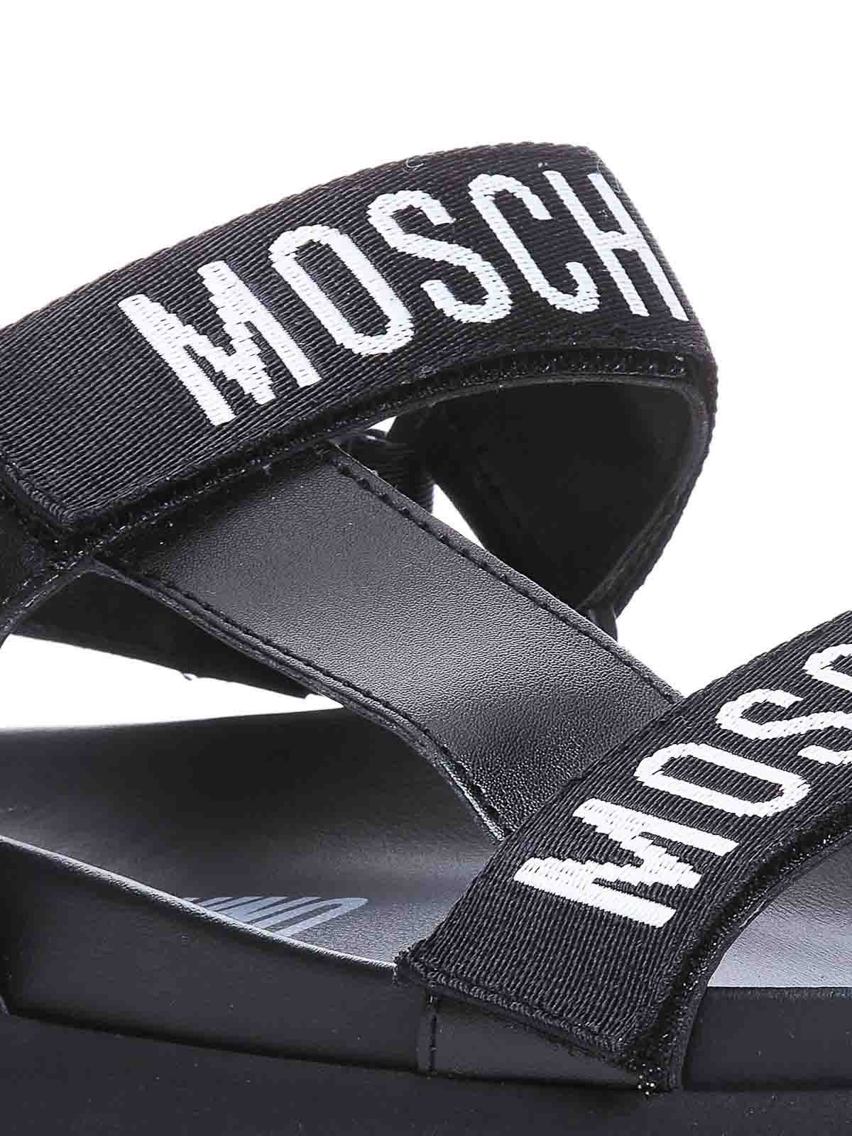 Shop Moschino Sandalias - Negro In Black