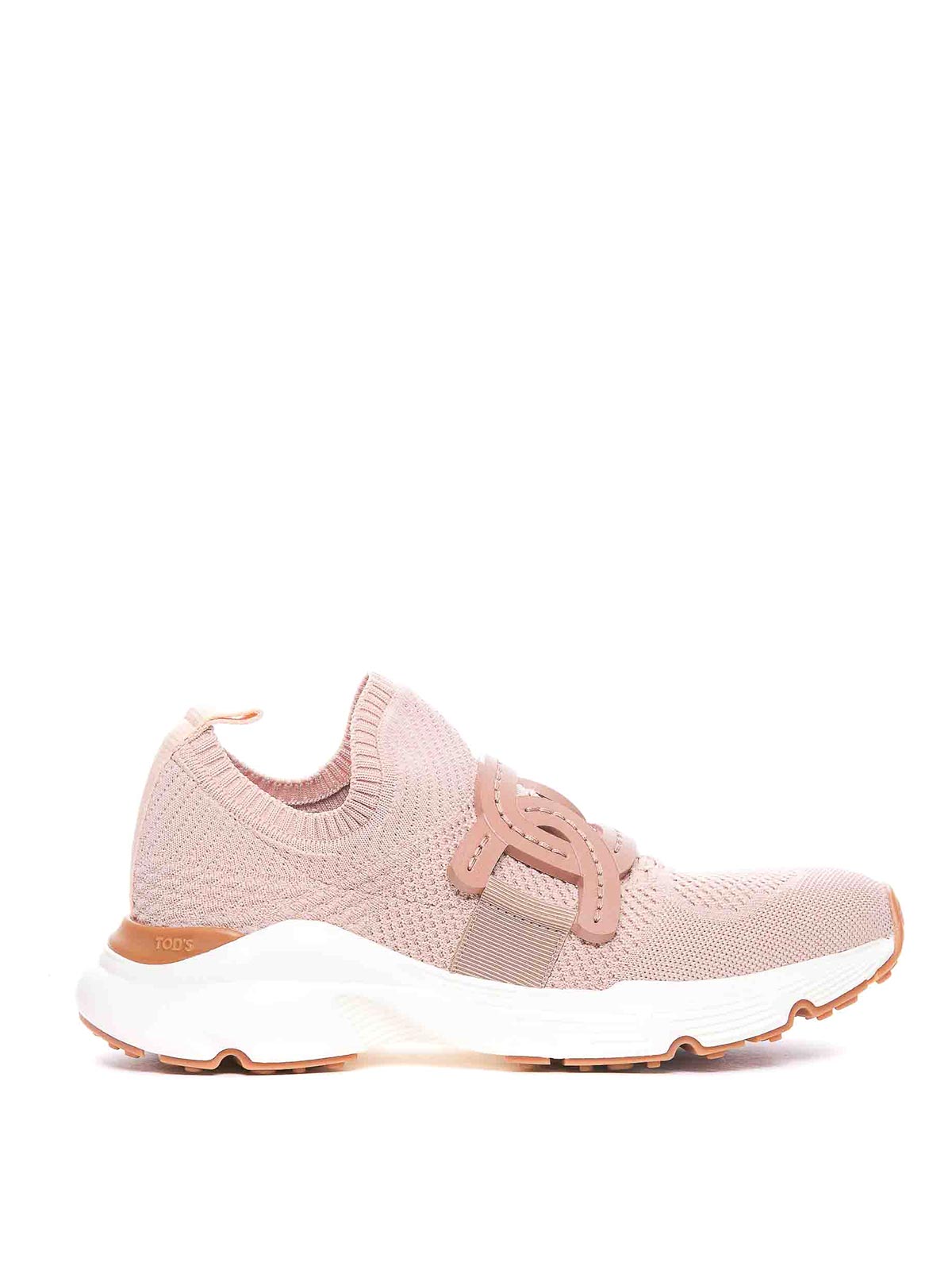 Shop Tod's Kate Slip On Sneakers In Color Carne Y Neutral