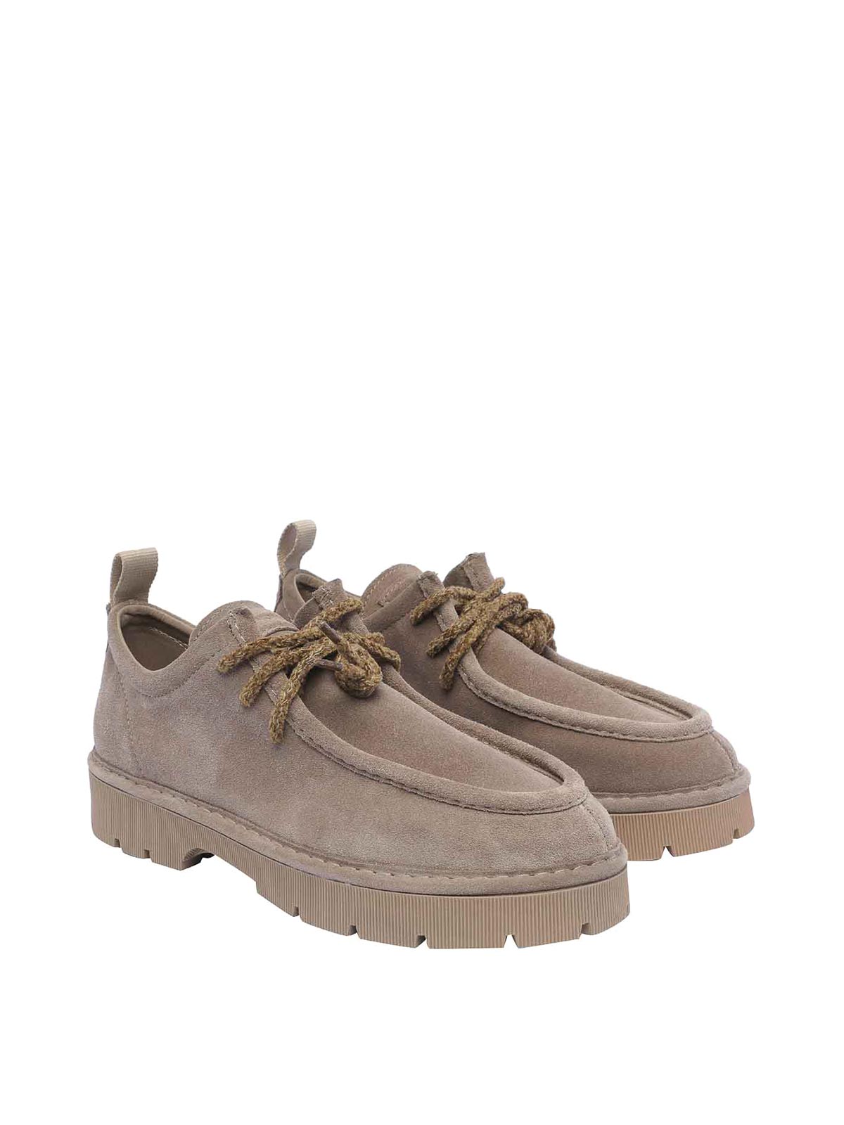 Shop Pànchic P99 Lace-up Shoes In Grey