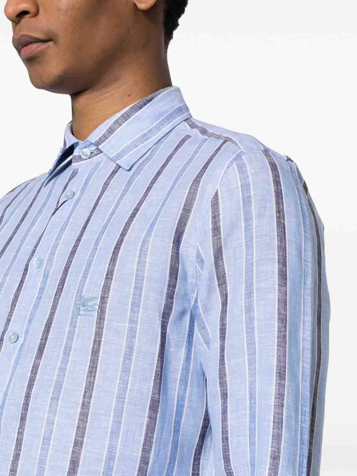 Shop Etro Camisa - Azul
