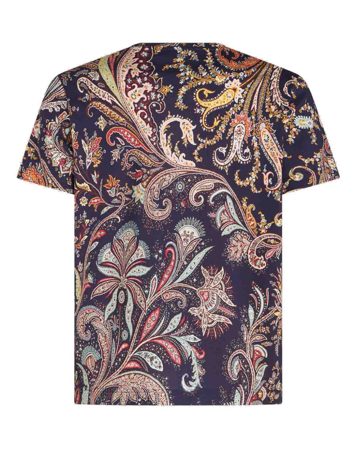 Shop Etro T-shirt Paisley Print In Multicolor