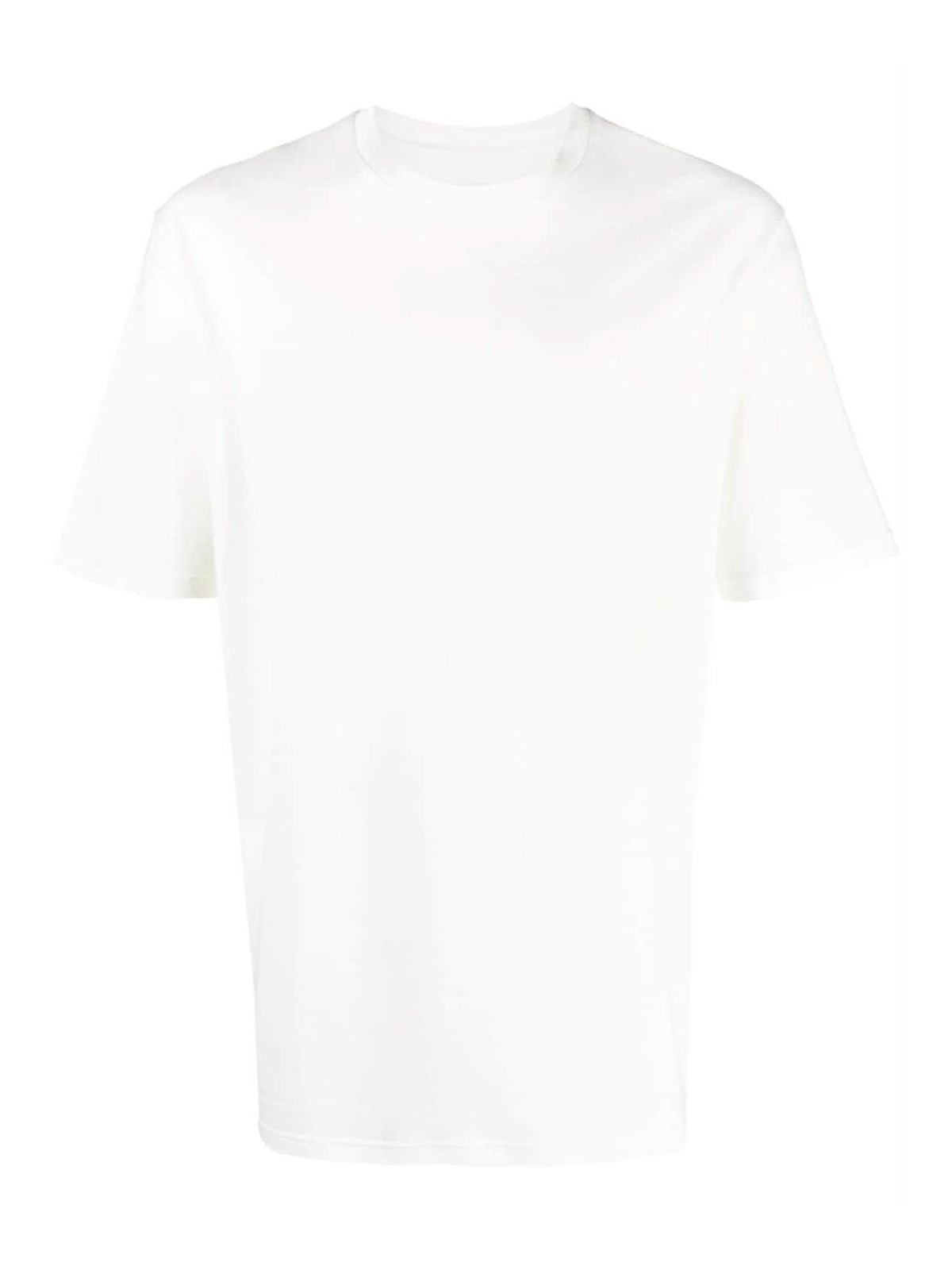 Jil Sander T-shirt With Writing In Blanco