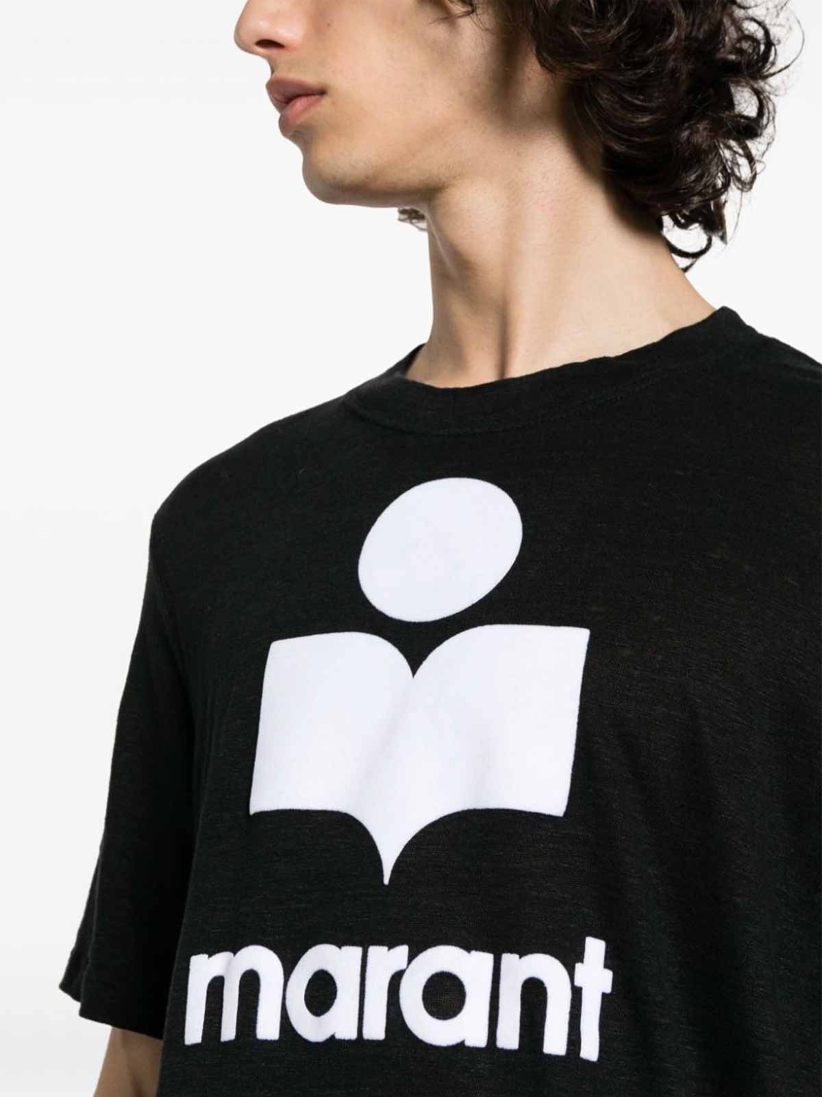 Shop Isabel Marant T-shirt In Black