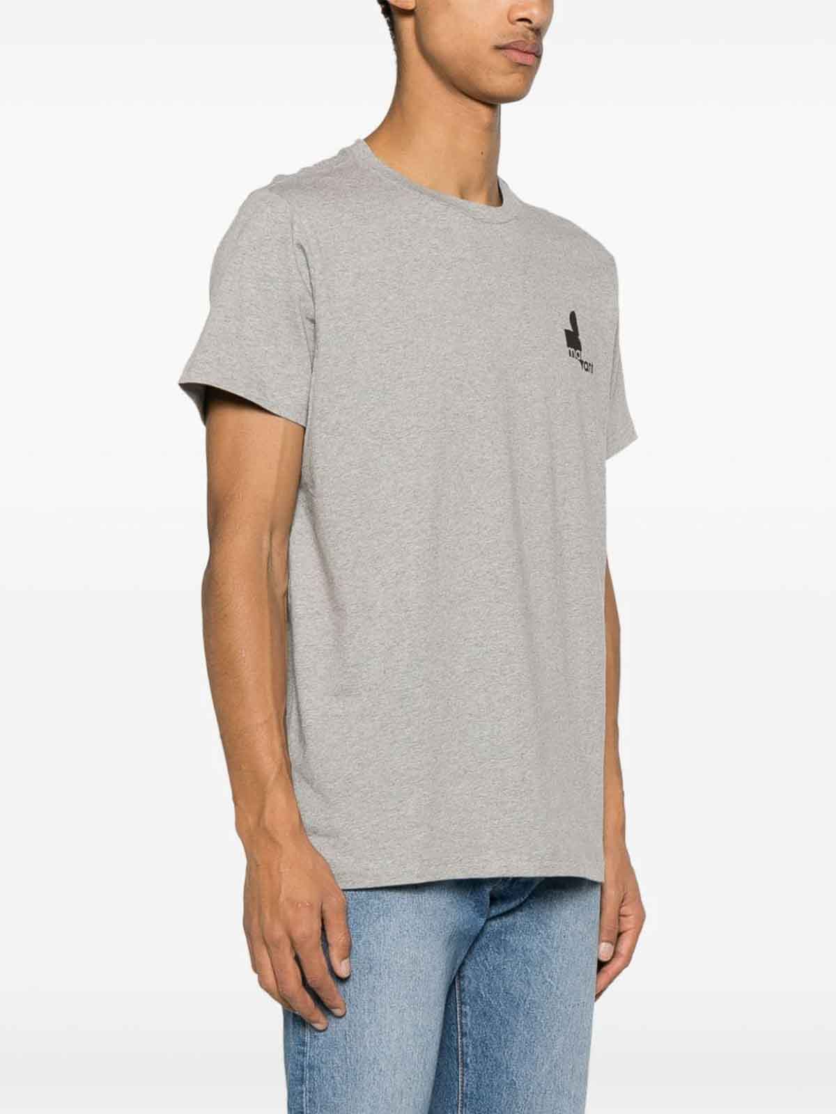 Shop Isabel Marant Camiseta - Zafferh In Grey