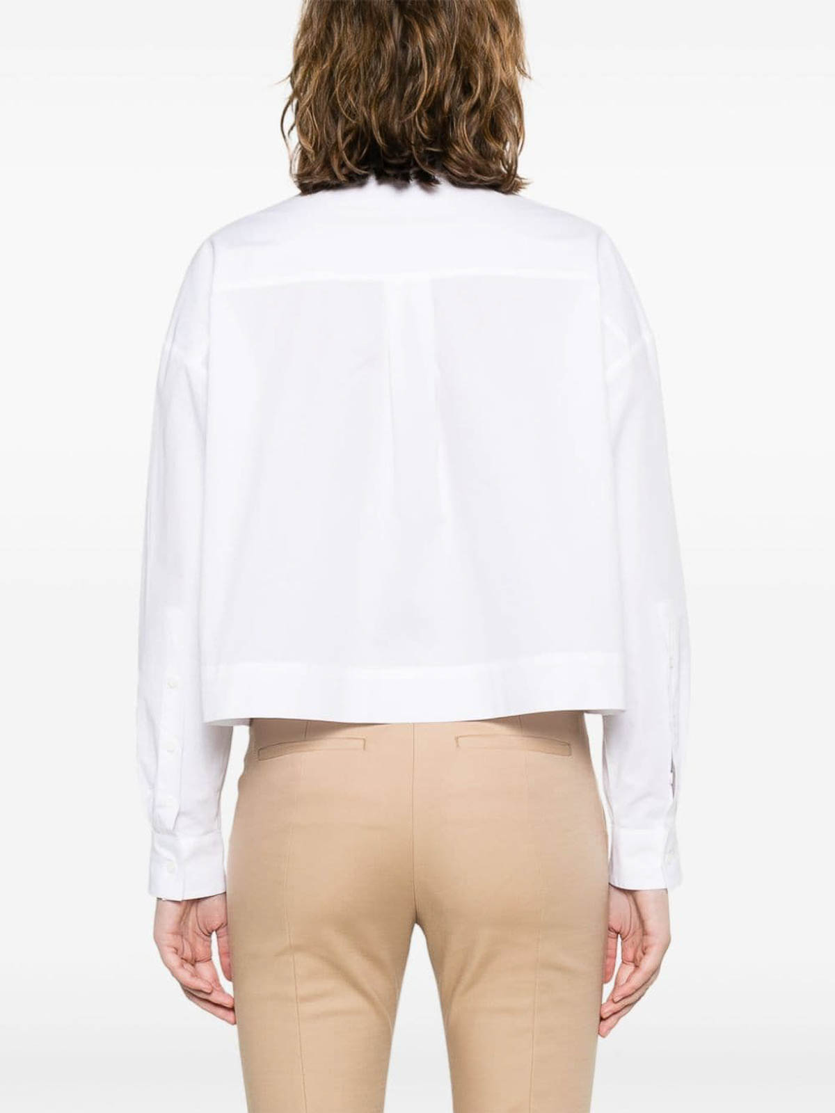 Shop Peserico Shirt With Pocket In Blanco