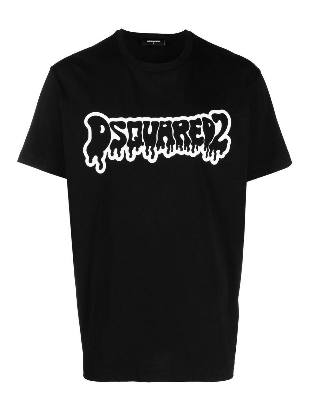 Shop Dsquared2 T-shirt With Logo In Black