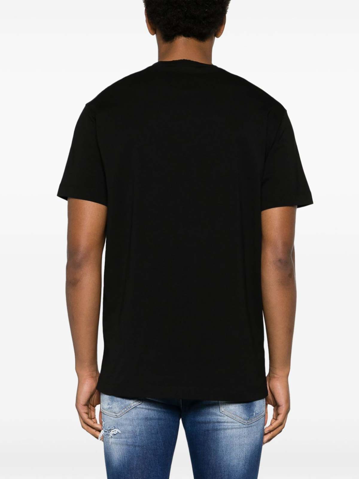 Shop Dsquared2 T-shirt With Logo In Black