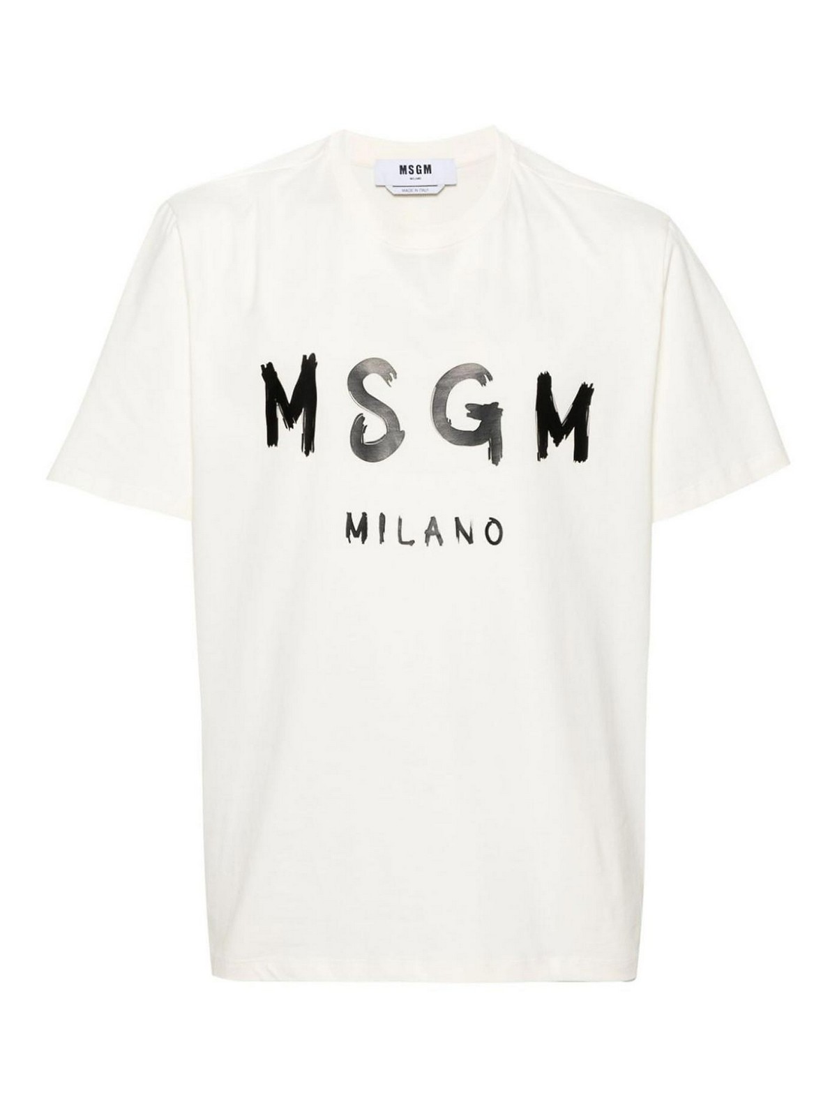 Shop Msgm T-shirt With Logo In White