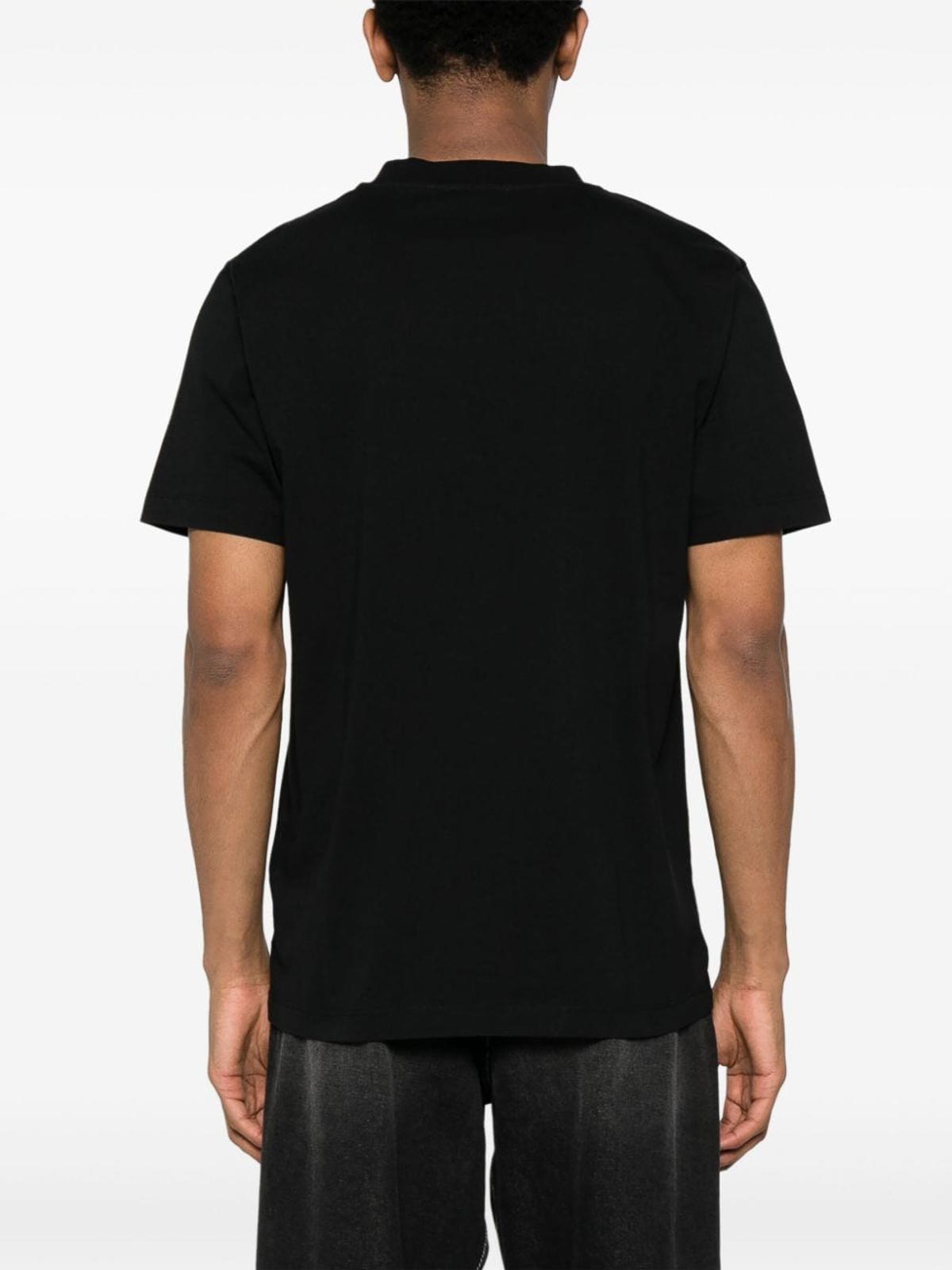 Shop Off-white T-shirt With Logo In Negro