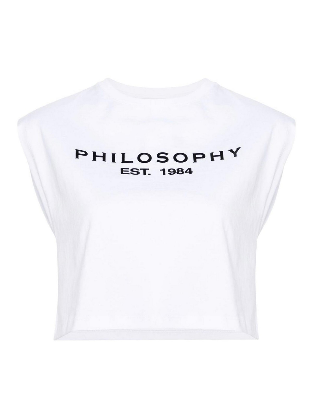 Philosophy Di Lorenzo Serafini Top With Logo In White