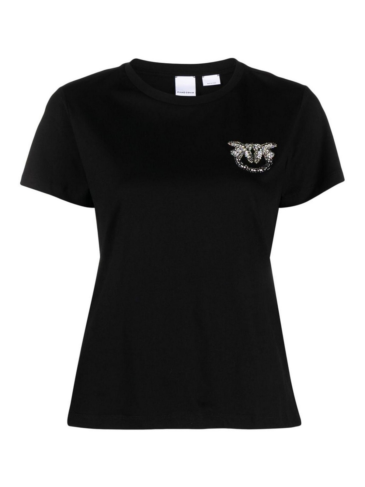 Shop Pinko Camiseta - Nambrone In Black