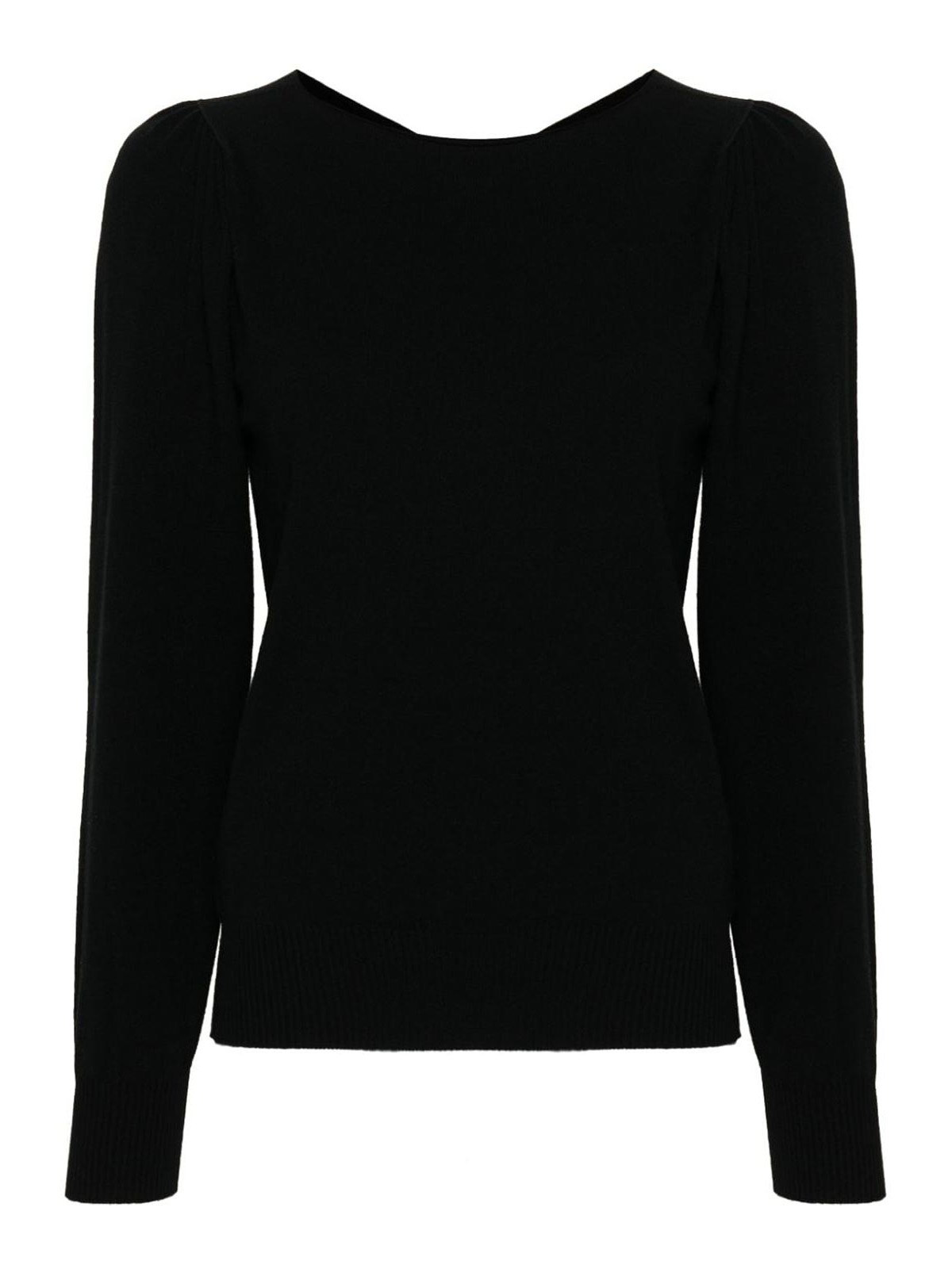 Shop Twinset Sweater With Logo In Black