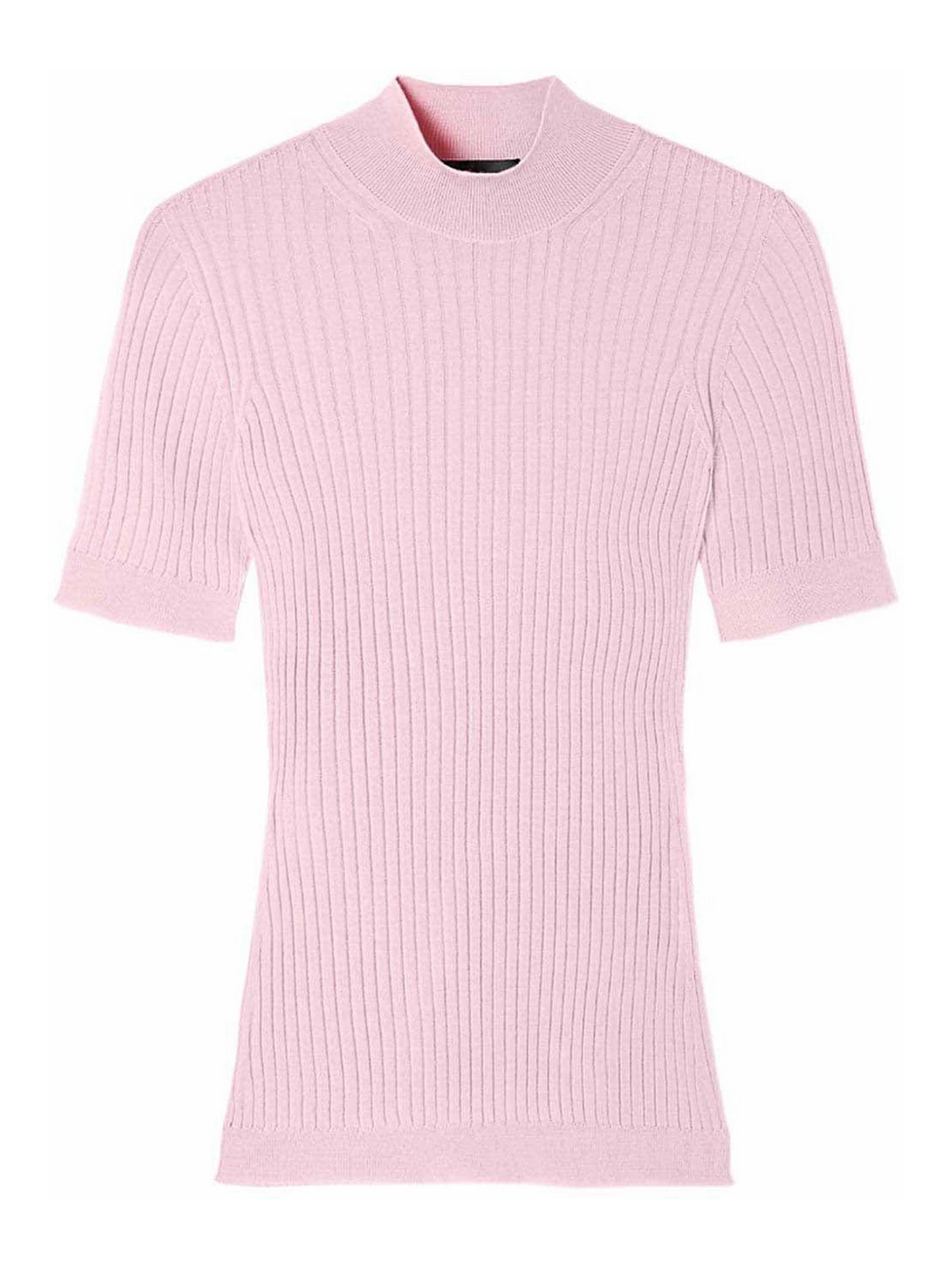 Shop Versace Ribbed Knit In Color Carne Y Neutral