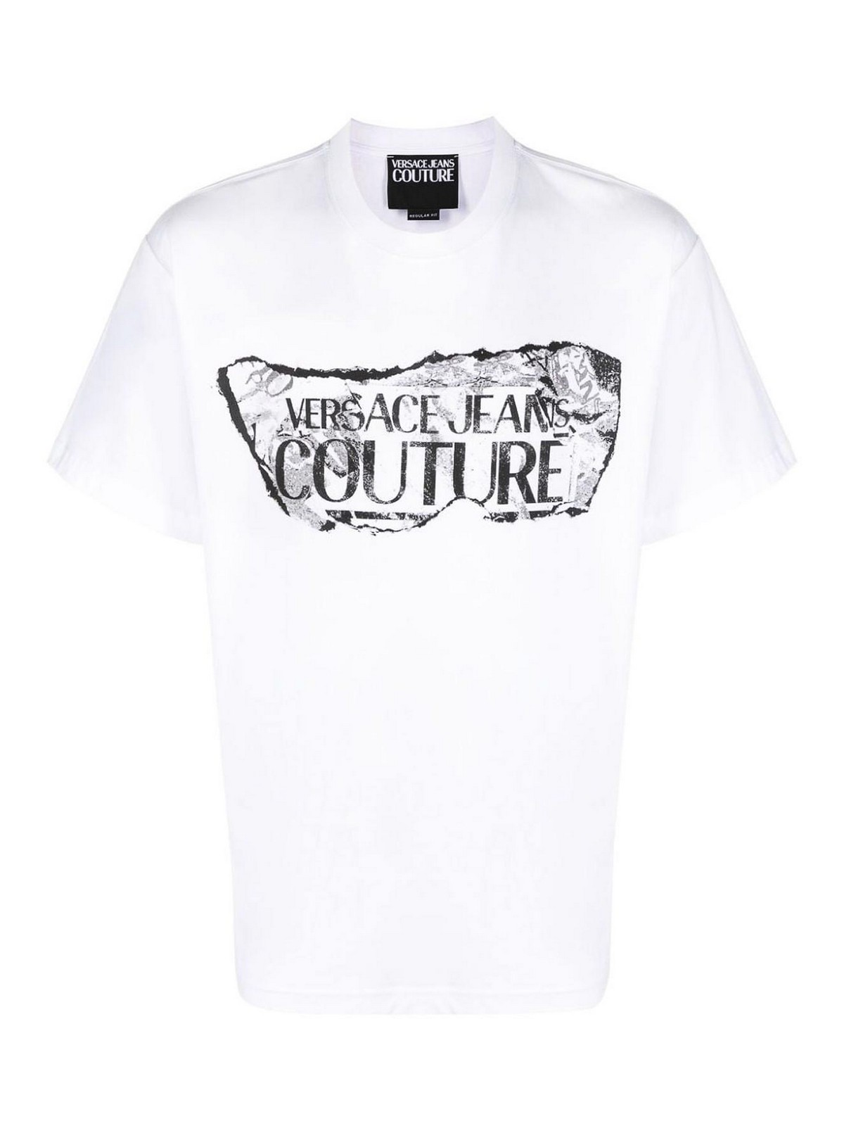 Versace Jeans Couture T-shirt With Logo In White