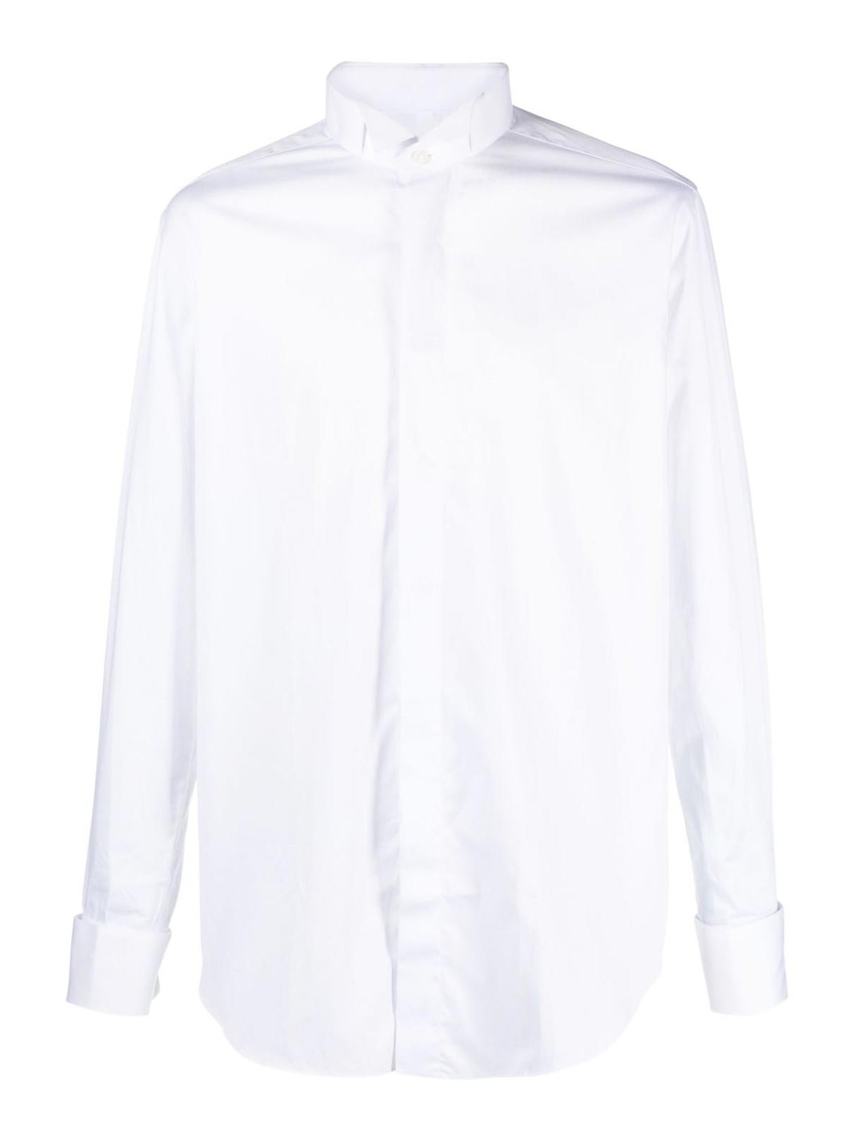 Xacus Long Sleeve Shirt In White