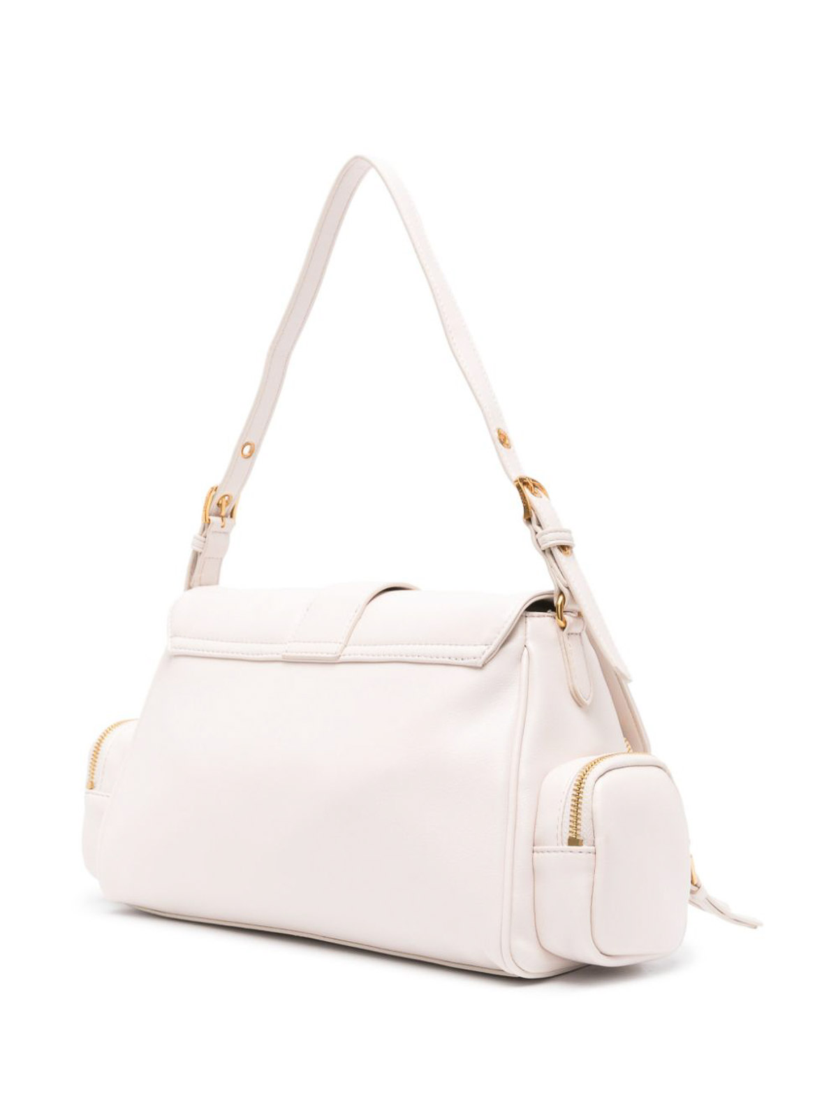 Shop Liu •jo Bag With Pockets In Beige