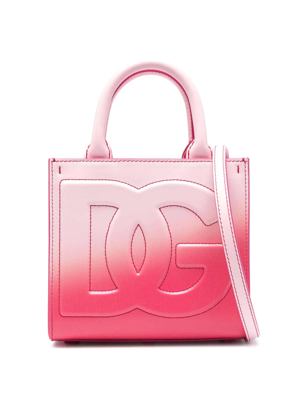 Shop Dolce & Gabbana Dg Logo Bag In Color Carne Y Neutral