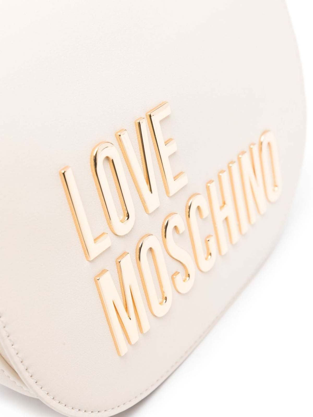 Shop Love Moschino Bag With Logo In White
