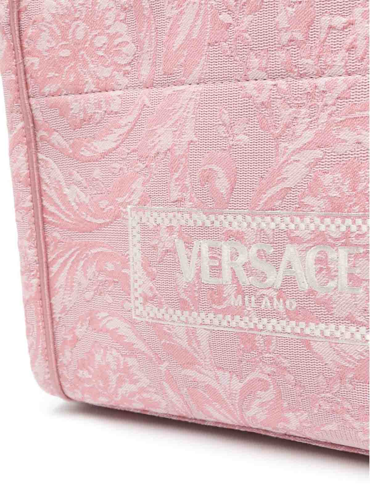 Shop Versace Bolsa Bandolera - Athena In Color Carne Y Neutral