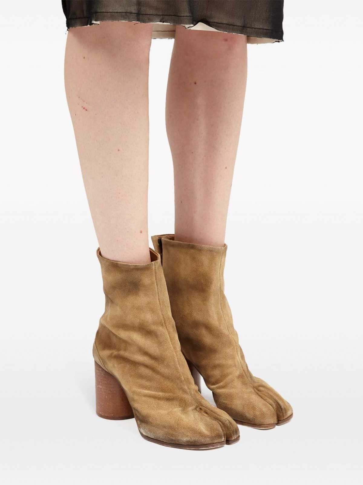 Shop Maison Margiela Ankle Boot In Brown