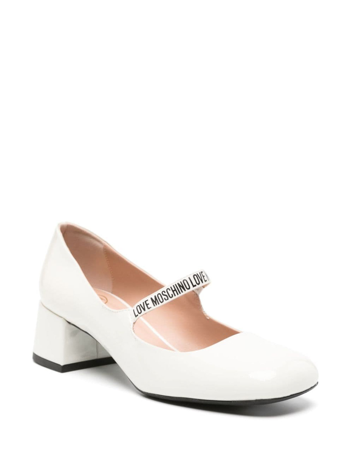Shop Love Moschino Zapatos De Salón - Blanco In White