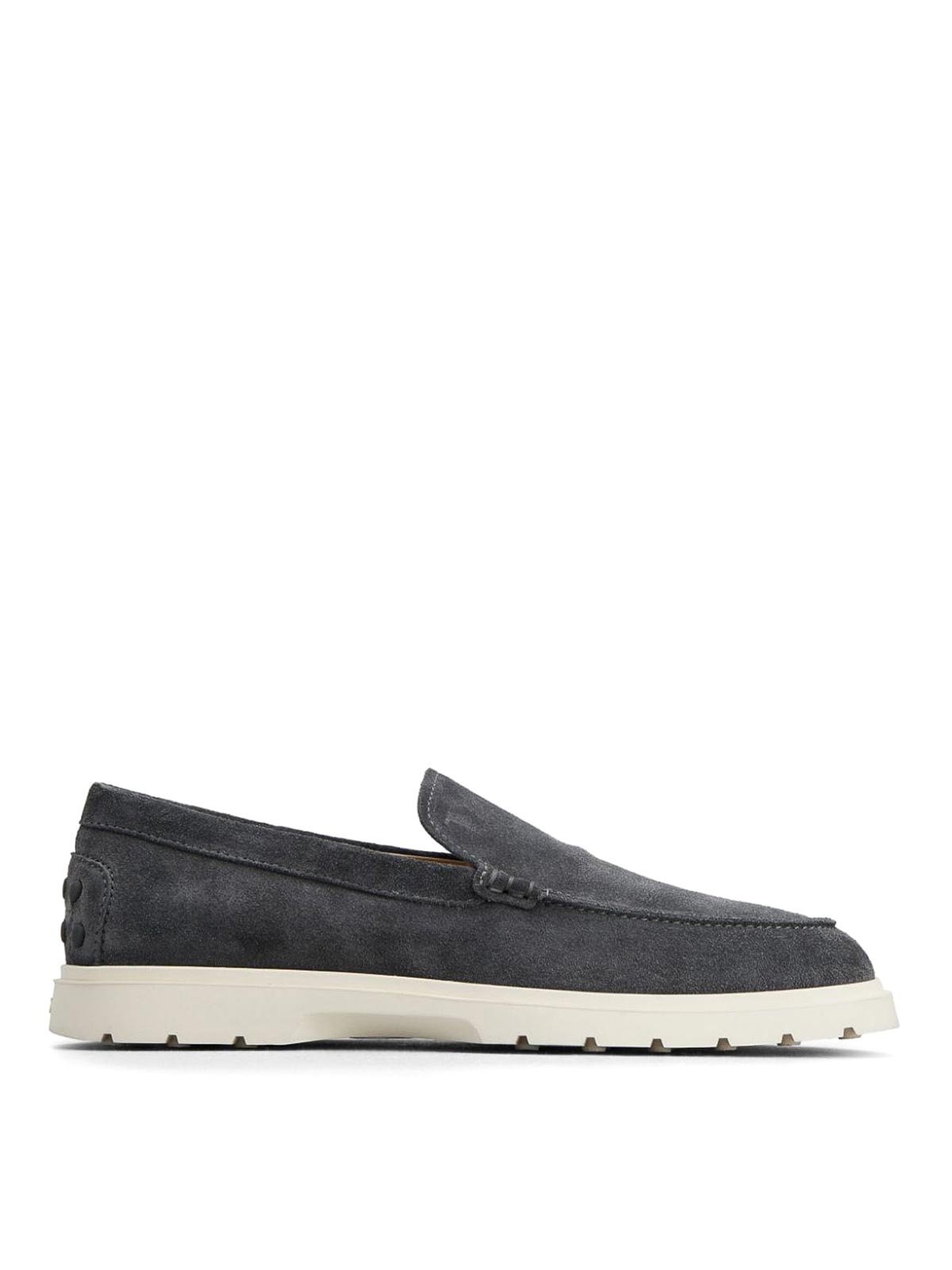 Tod's Trouserofola Moccasins In Gris