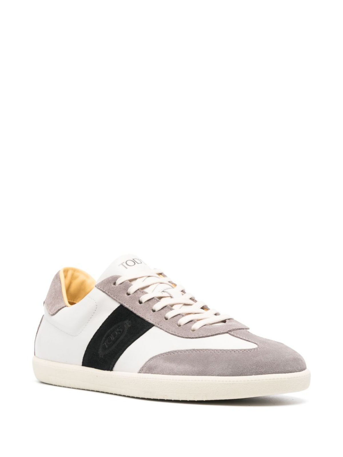 Shop Tod's Sneakers With Band In Blanco