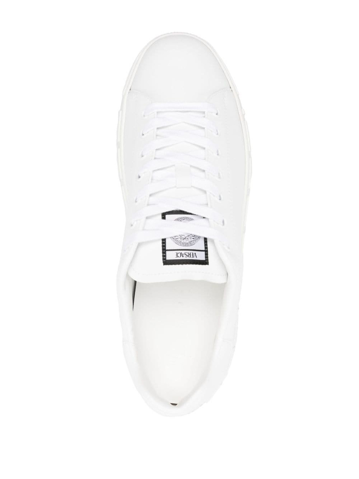 Shop Versace Zapatillas - Greca In White