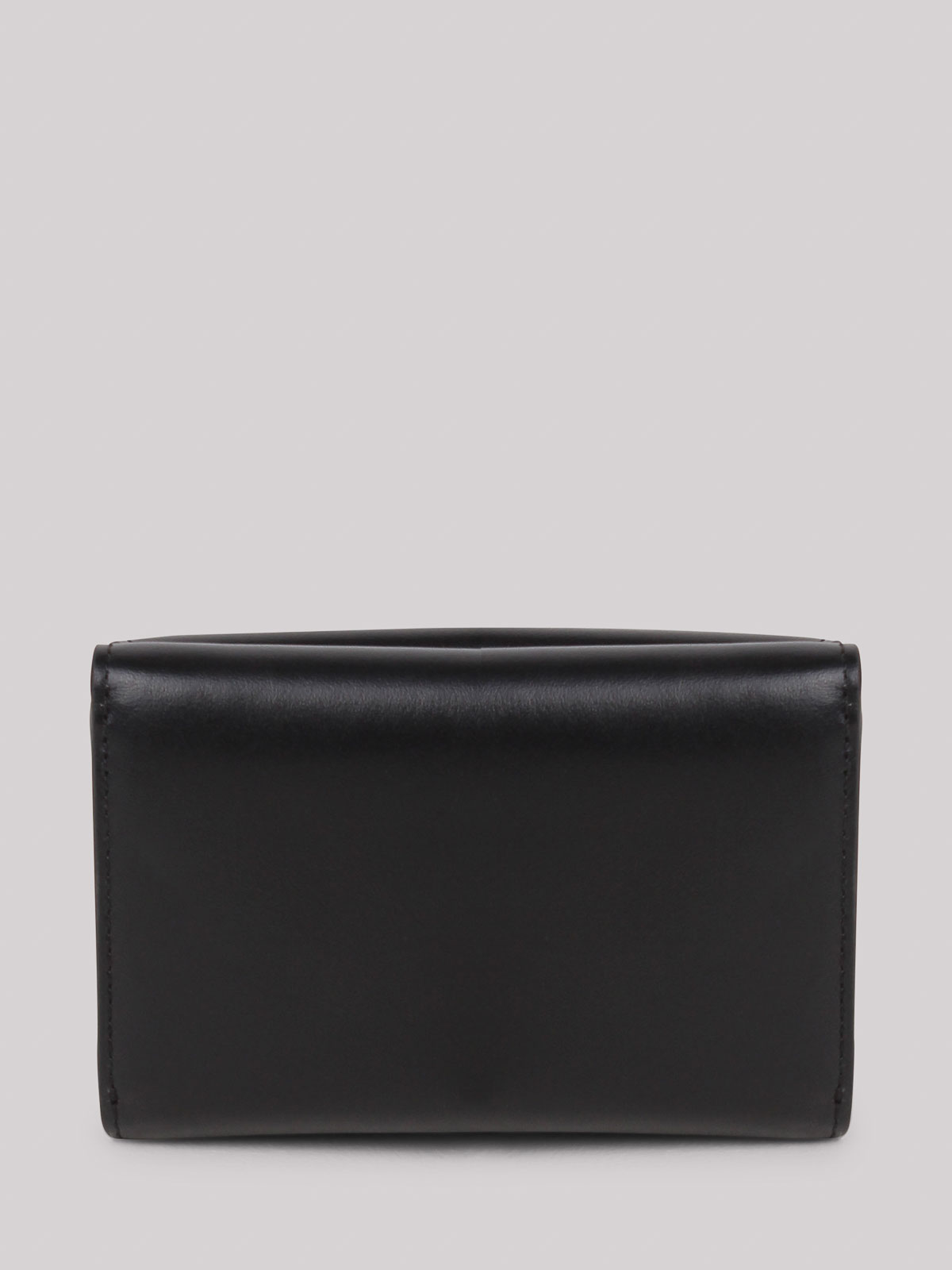 Shop Diesel Tri-fold Wallet With Logo Plaque In Black