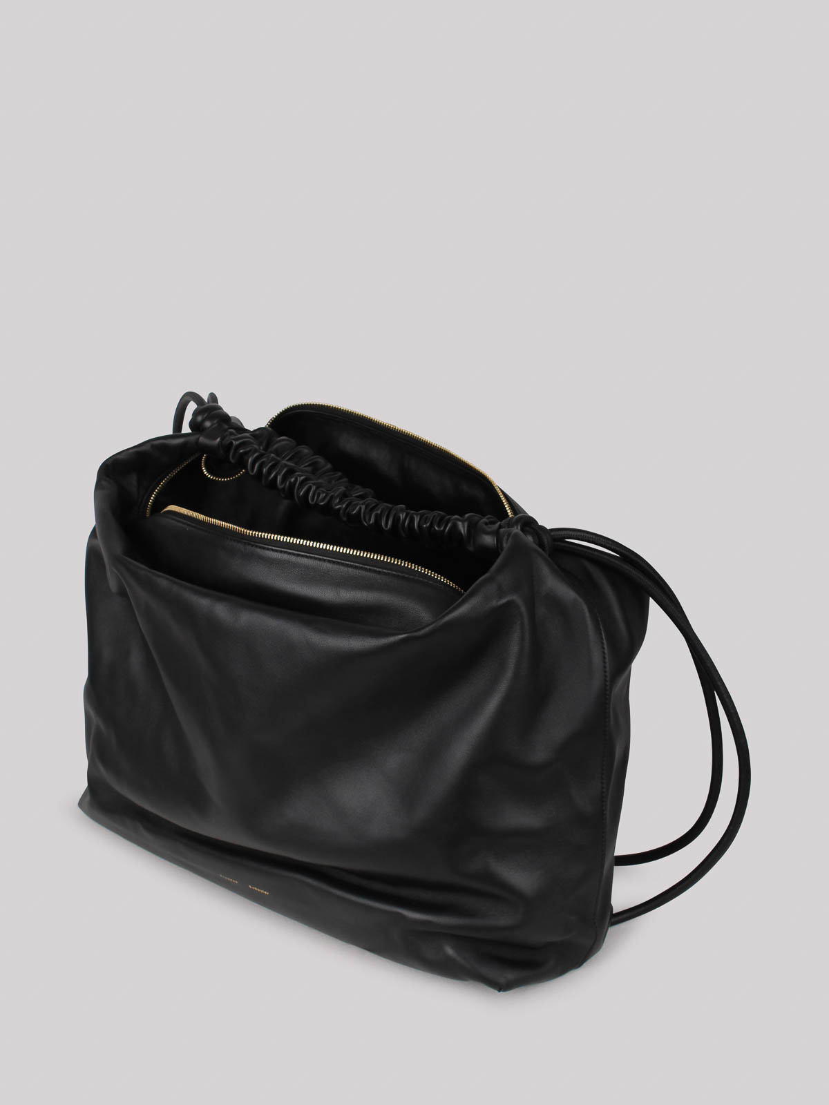 Shop Proenza Schouler Large Drawstring Shoulder Bag In Black