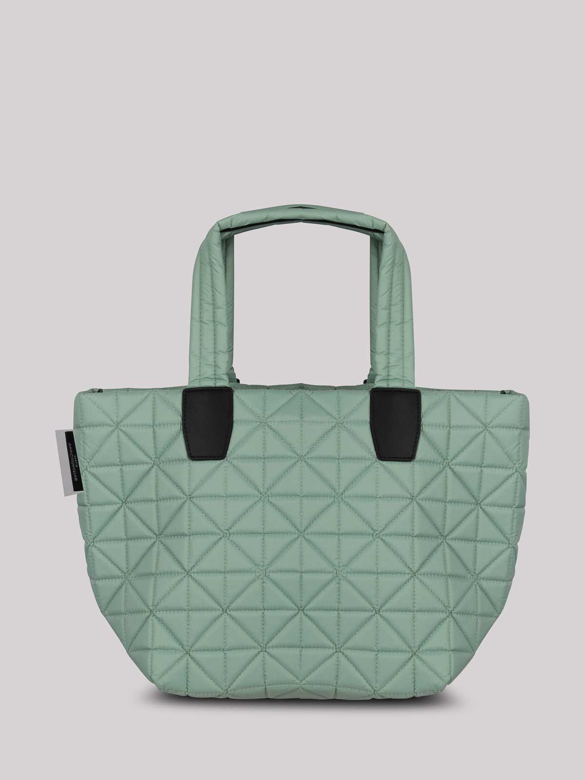 Shop Veecollective Quilted Tote Bag In Blue