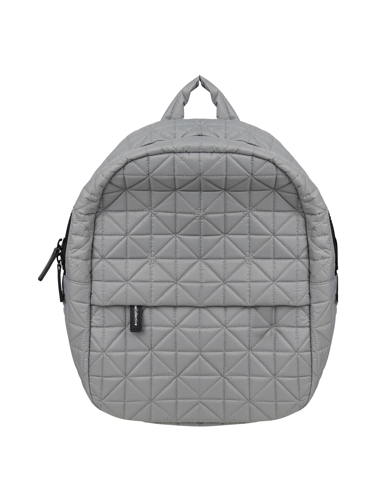 Veecollective Quilted Backpack In Grey
