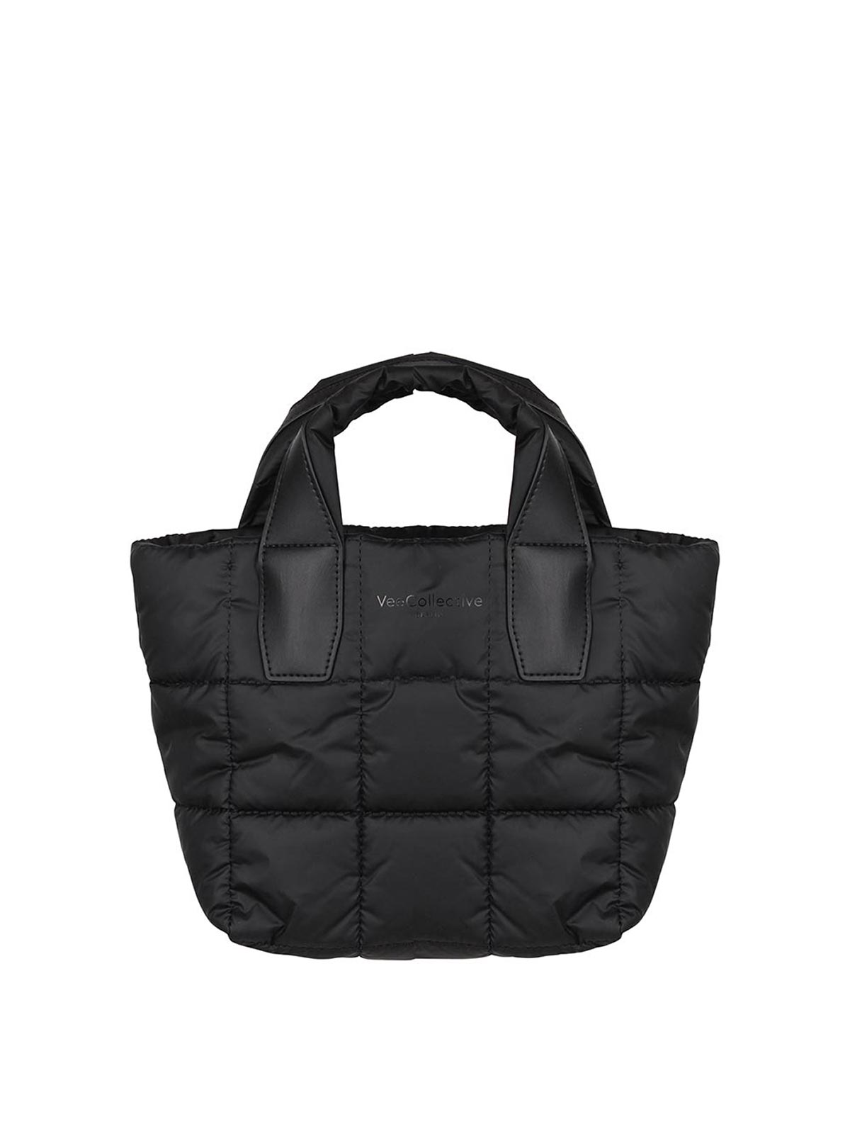 Shop Veecollective Padded Tote Bag In Black
